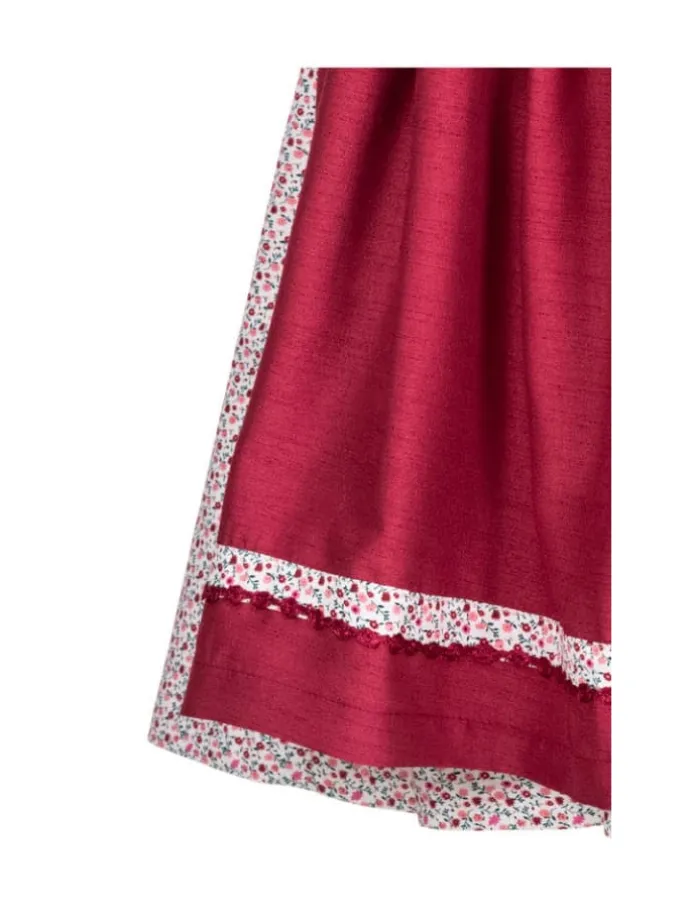 Kinderdirndl 3-teilig Doris in Beere