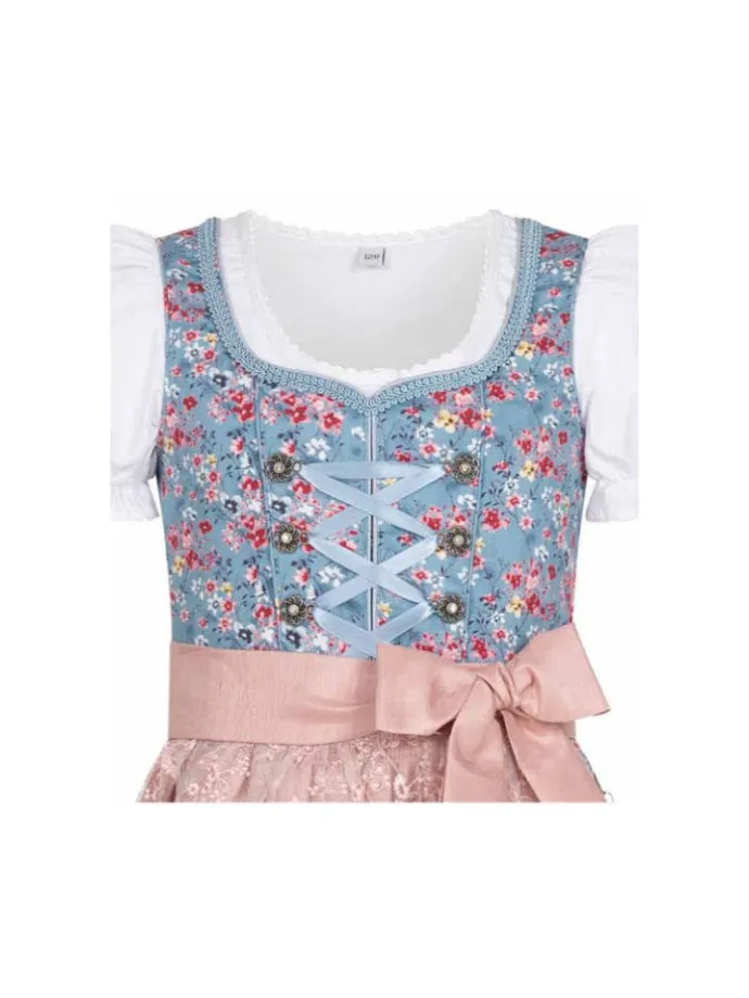 Kinderdirndl 3-teilig Jule in Blau