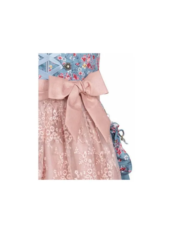 Kinderdirndl 3-teilig Jule in Blau