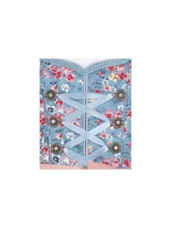 Kinderdirndl 3-teilig Jule in Blau