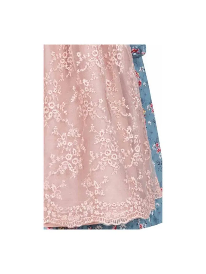 Kinderdirndl 3-teilig Jule in Blau