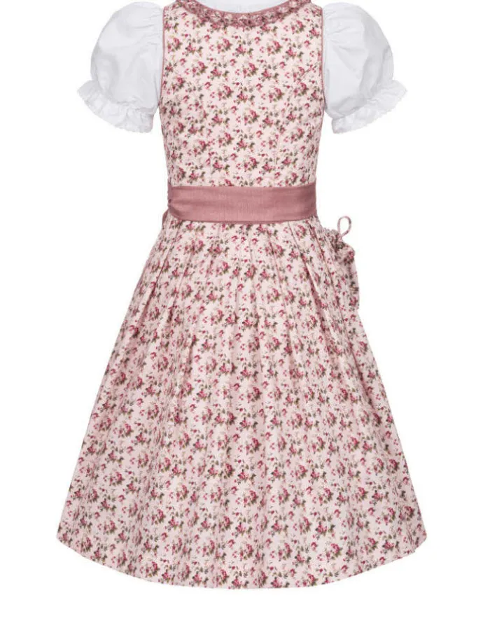 Kinderdirndl 3-teilig Matilda in Rosé