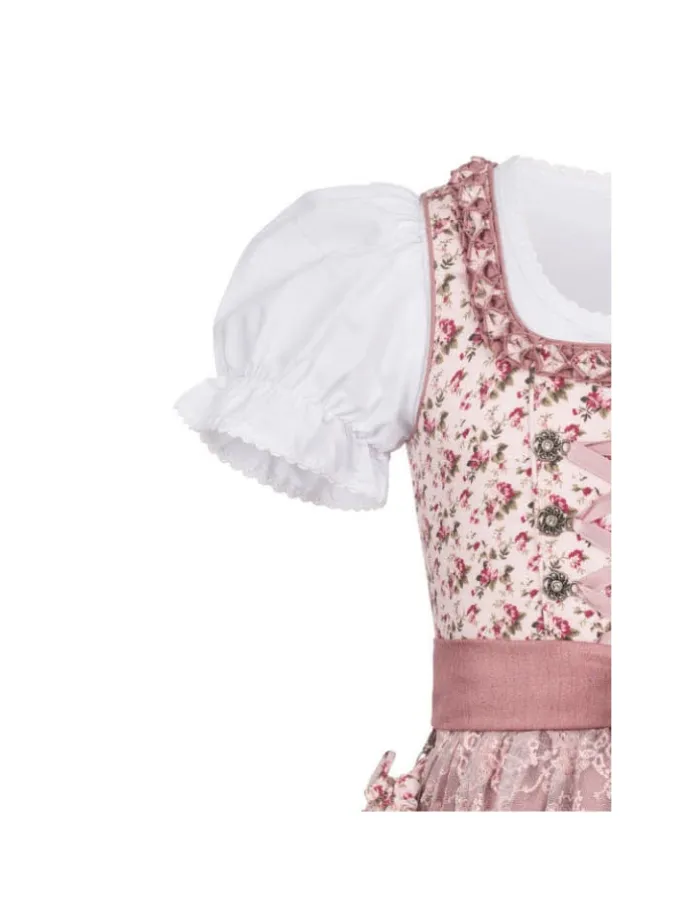 Kinderdirndl 3-teilig Matilda in Rosé