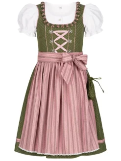 Kinderdirndl 3-teilig Nabilia in Grün