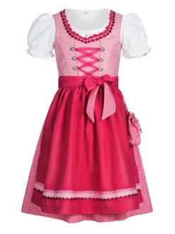 Kinderdirndl 3-teilig Nuria in Pink