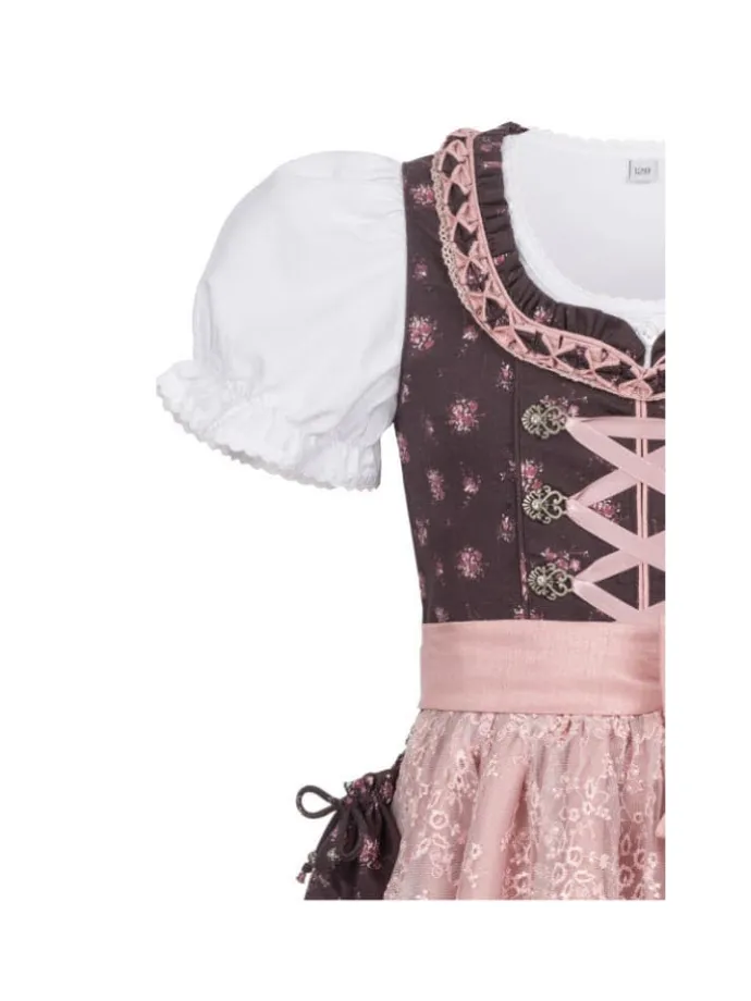 Kinderdirndl 3-teilig Rosalie in Bordeaux