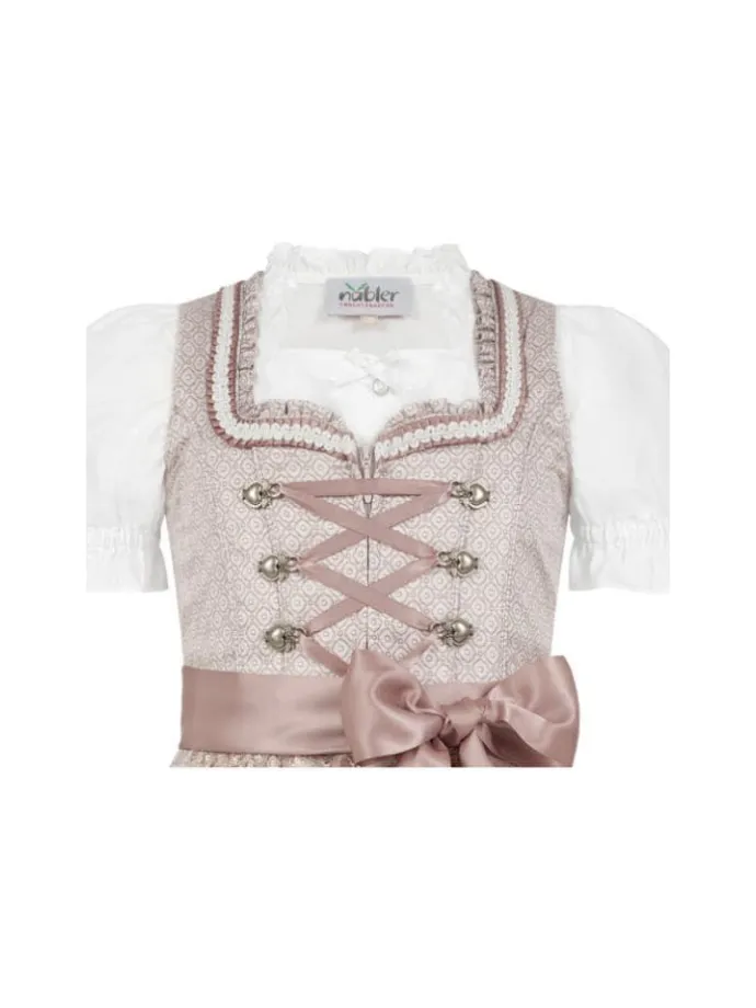 Kinderdirndl 3-teilig Stella in Taupe