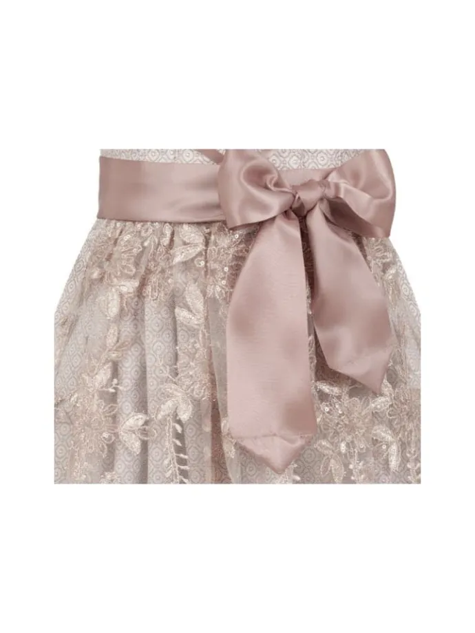 Kinderdirndl 3-teilig Stella in Taupe