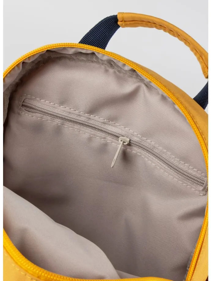 Kindergarten Rucksack fröhliches Tiergesicht, 5,2 Liter in gelb