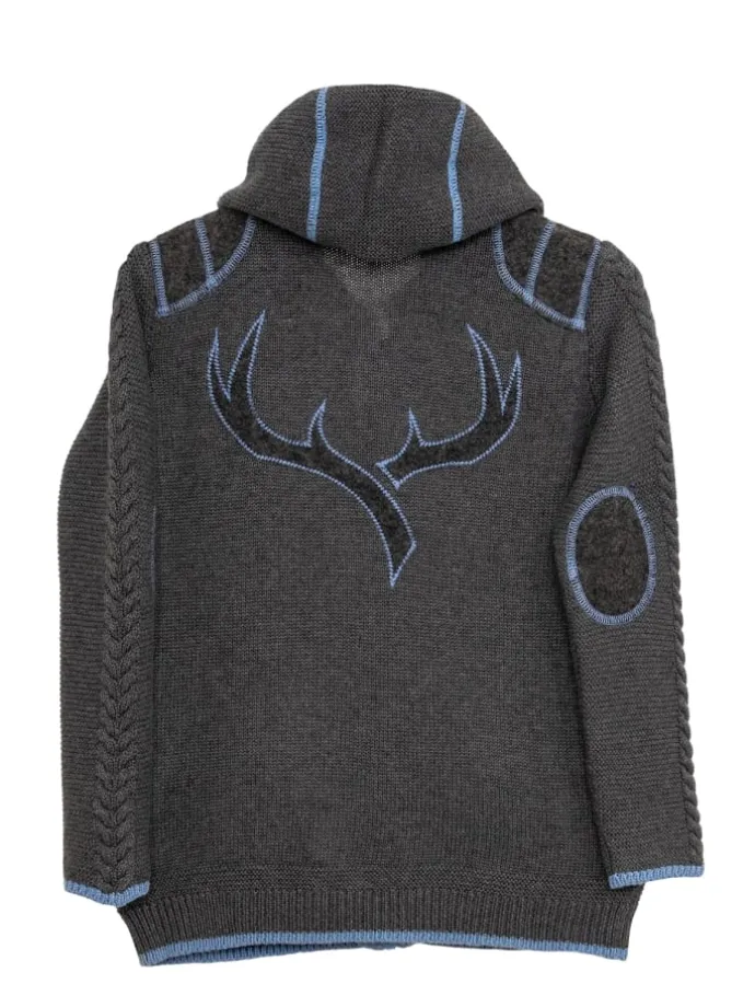 Kinderjacke SPECHT in grau-blau