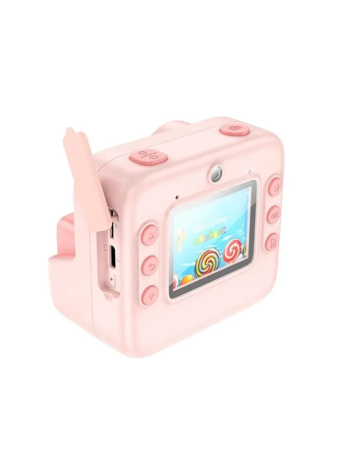 Kinderkamera DV200 mit Drucker Sofortbild Rosa