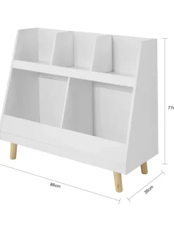 Kinderregal in Weiß - (B)86 x (H)77 x (T)36cm
