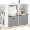 Kinderregal in Weiß - (B)110 x (H)80 x (T)35cm