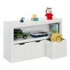 Kinderregal in Weiß - (B)102 x (H)60 x (T)30 cm