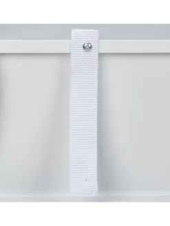 Kinderregal in Weiß/ Grau - (B)68 x (H)115 x (T)28 cm