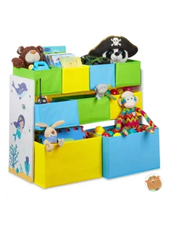 Kinderregal Meerjungfrau in Bunt - (B)82,5 x (H)66 x (T)29,5 cm