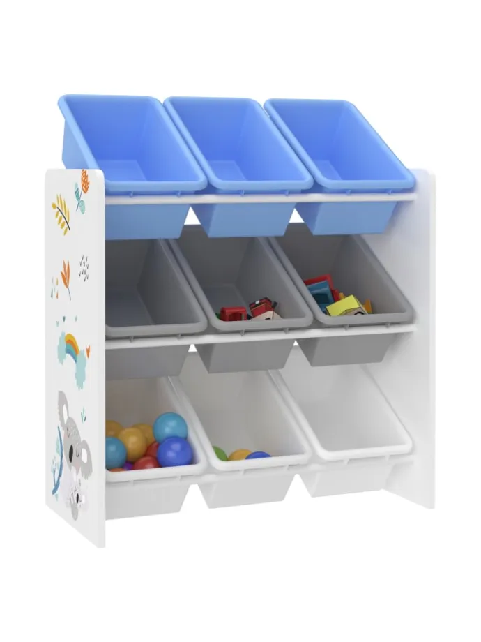 Kinderregal Muxía in Blau (H)60cm (B)62cm (T)26.5cm