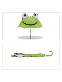 Kinderregenschirm Frosch in Grün