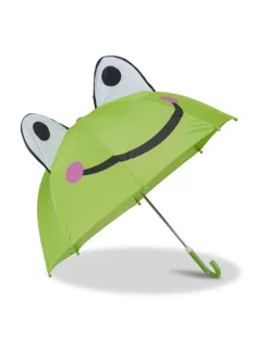 Kinderregenschirm Frosch in Grün