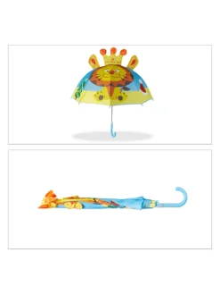 Kinderregenschirm Löwe in Blau