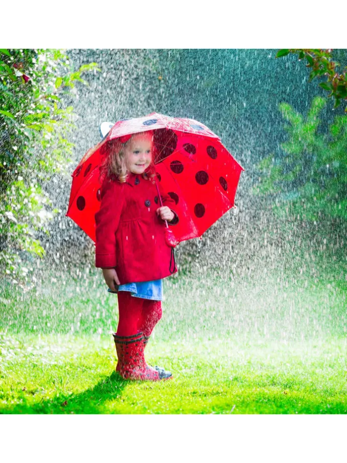 Kinderregenschirm Prinzessin in Rosa