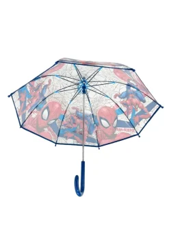 Kinder-Regenschirm transparent für Jungen ab 3 Jahren in Mehrfarbig