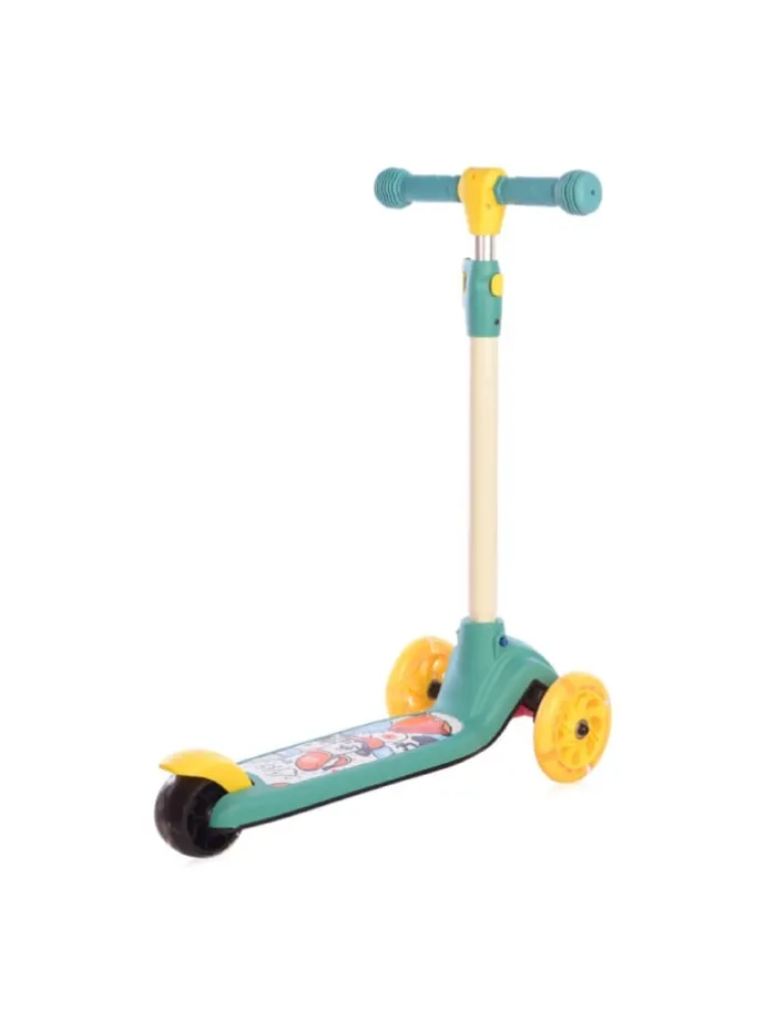 Kinderroller Tamtam 3 Räder in gelb