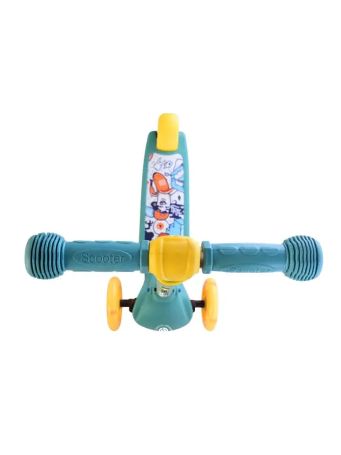 Kinderroller Tamtam 3 Räder in gelb