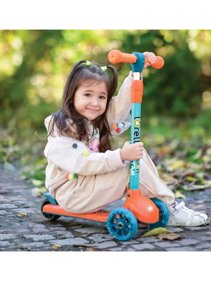 Kinderroller Tamtam 3 Räder in gelb
