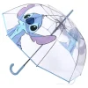 Kinderschirm "Stitch" in Transparent/ Blau - Ø 89 cm