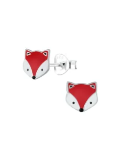 Kinder-Schmuckset FUCHS in 925 Sterling Silber, 4-tlg.