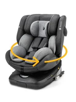 Kindersitz "Eno360 i-Size" in Dark Grey Melange - 40 bis 150 cm