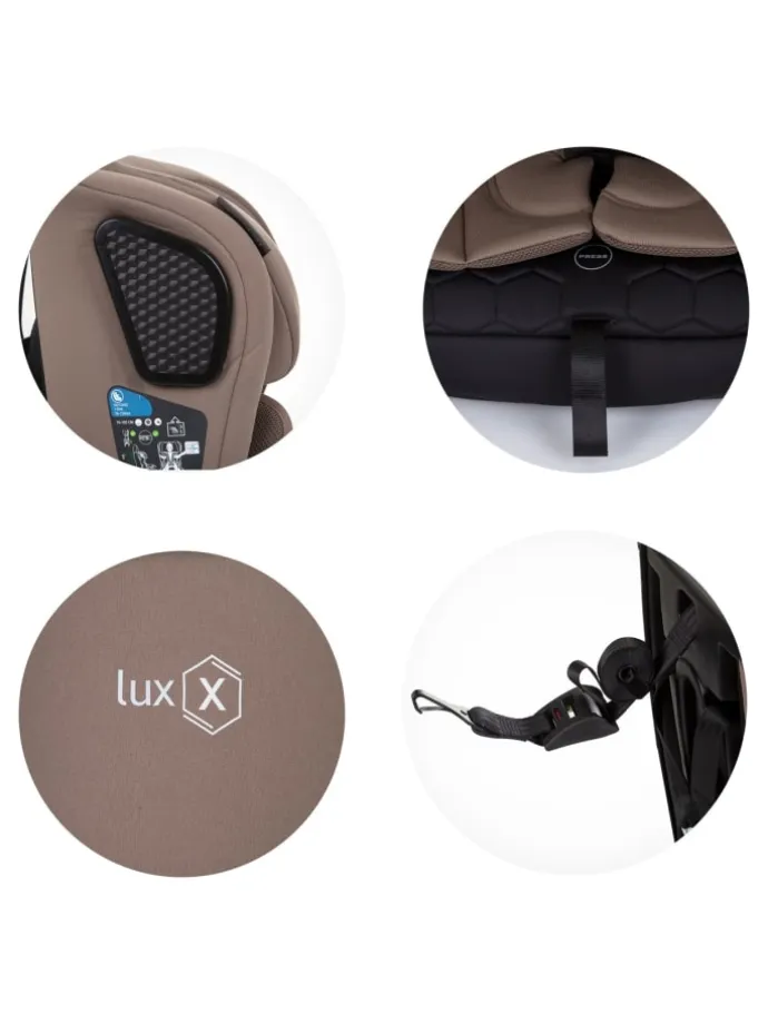 Kindersitz i-Size LUX X 76-150 in natur