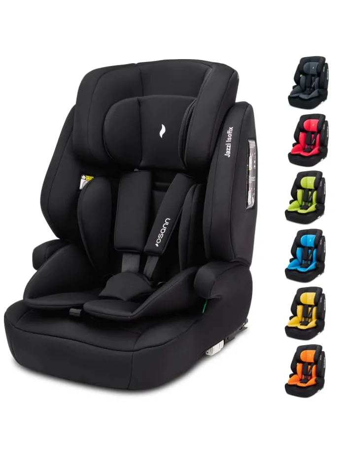 Kindersitz "Jazzi Isofix" Black - von 76-150 cm mit Isofix