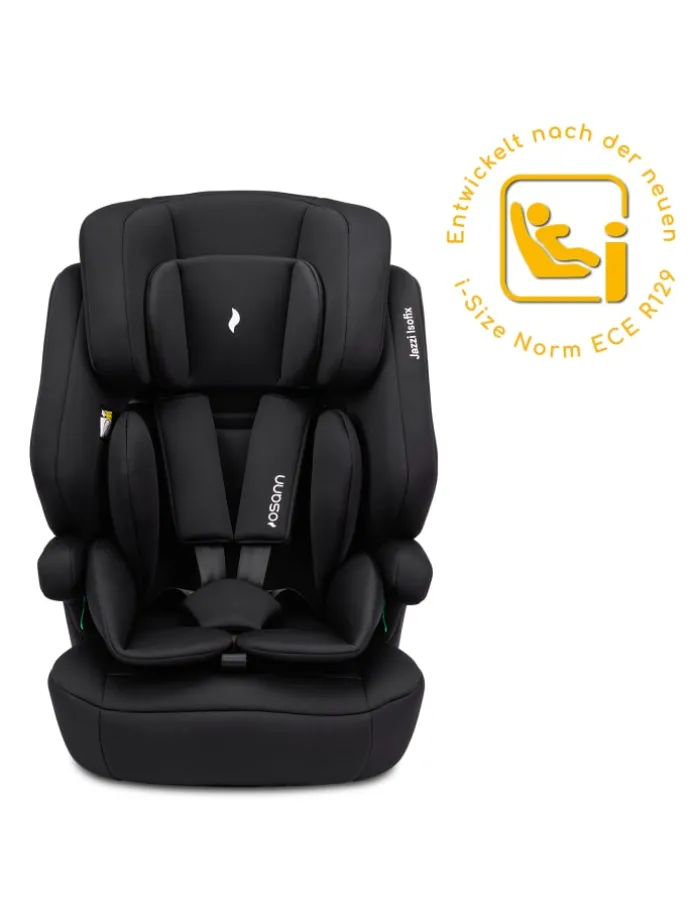 Kindersitz "Jazzi Isofix" Black - von 76-150 cm mit Isofix