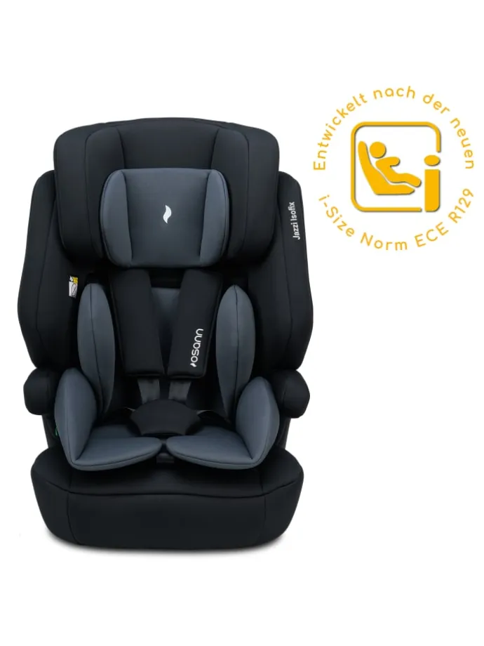 Kindersitz "Jazzi Isofix" Nero - von 76-150 cm mit Isofix