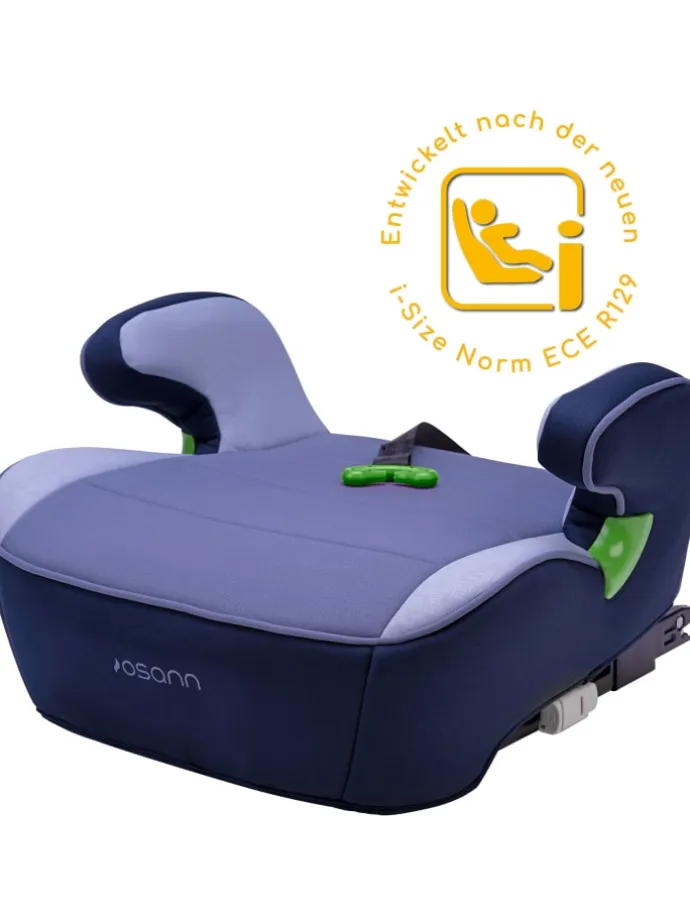Kindersitz "Junior Isofix Gurtfix i-Size" Pixel Navy - von 126-150 cm