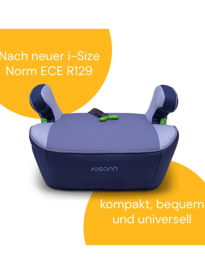 Kindersitz "Junior Isofix Gurtfix i-Size" Pixel Navy - von 126-150 cm