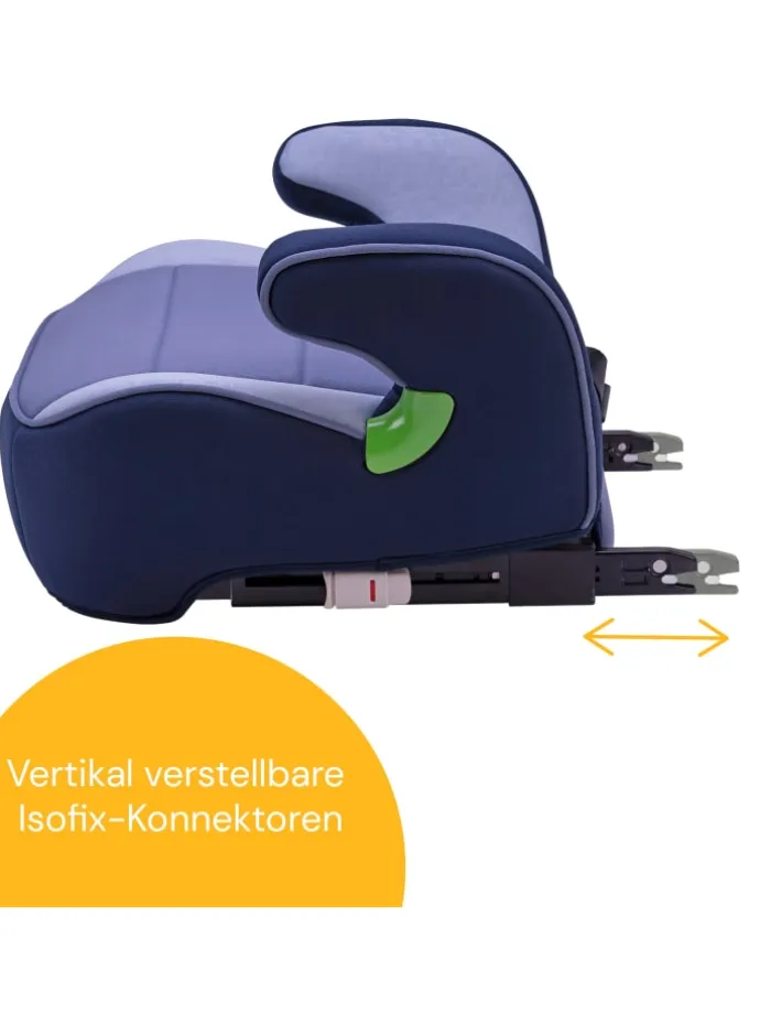 Kindersitz "Junior Isofix Gurtfix i-Size" Pixel Navy - von 126-150 cm