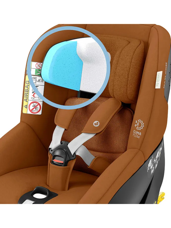 Kindersitz "Mica Pro Eco i-Size" in Authentic Cognac - Gruppe 0/1