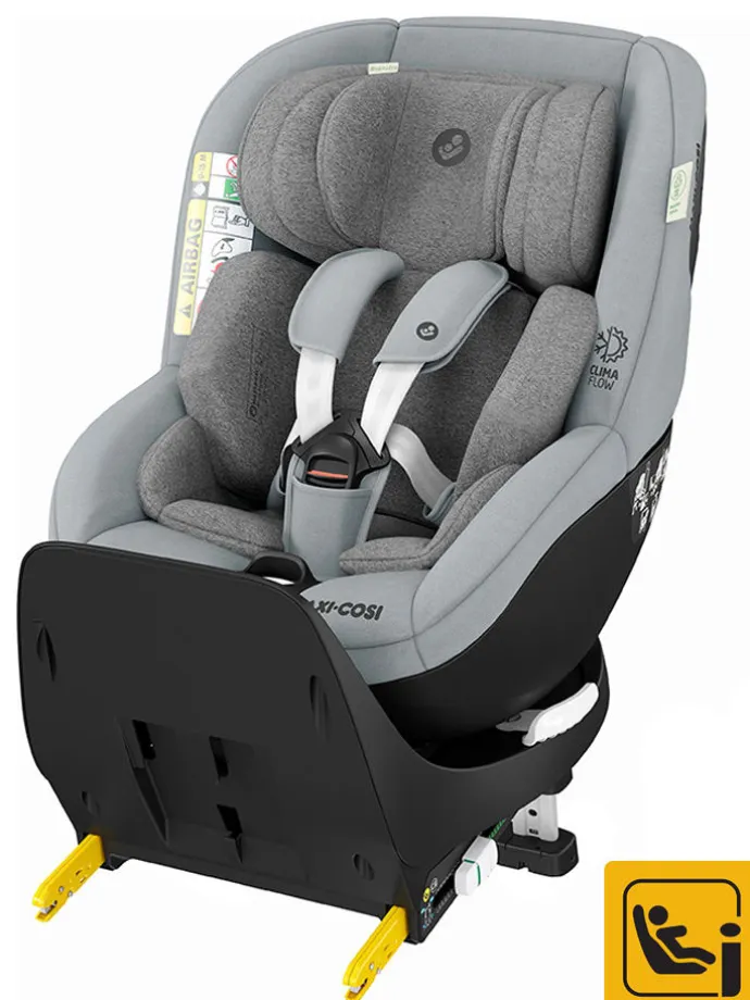 Kindersitz "Mica Pro Eco I-Size" in Authentic Grey - Gruppe 0/1