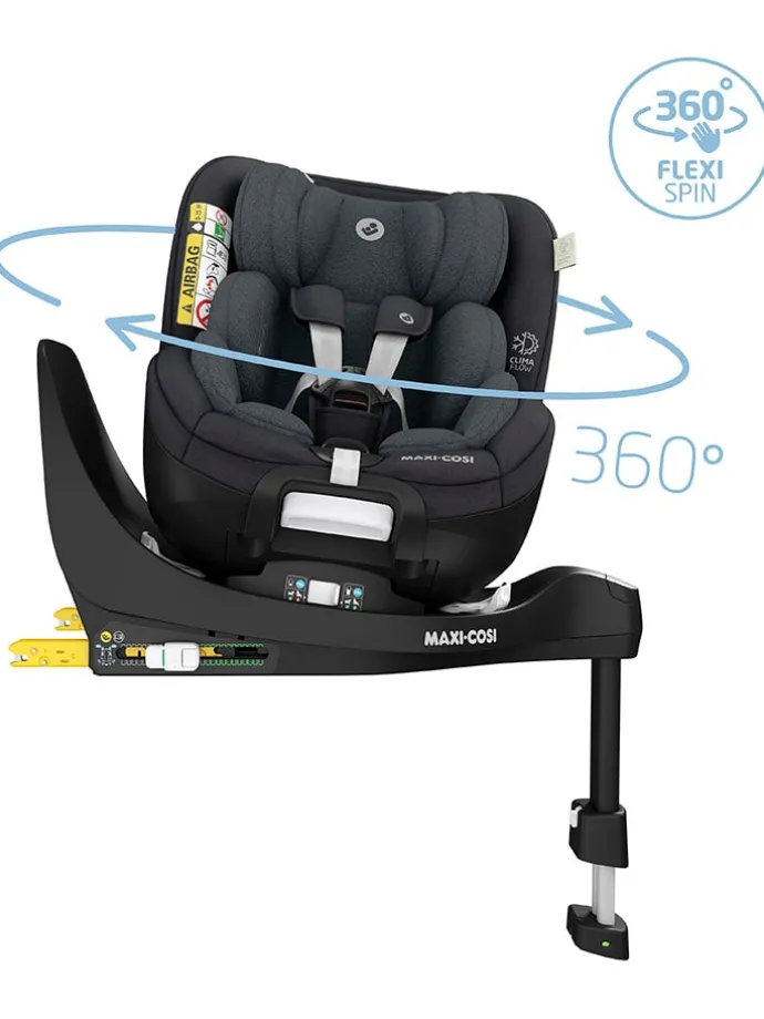 Kindersitz "Mica Pro Eco I-Size" in Authentic Graphite - Gruppe 0/1