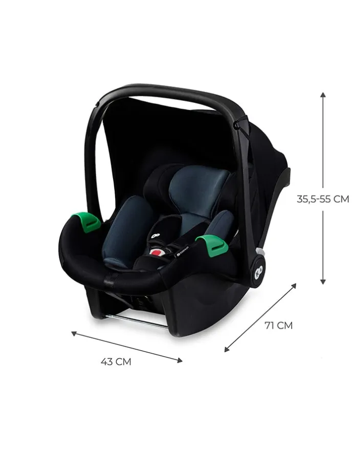 Kindersitz "Mink Pro i-Size" mit Basisstation in Schwarz - Gruppe 0+