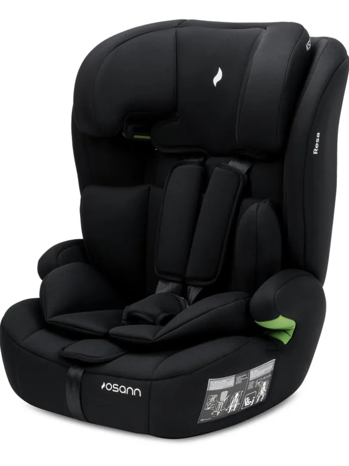 Kindersitz "Resa" in Black - von 76-150 cm ohne Isofix