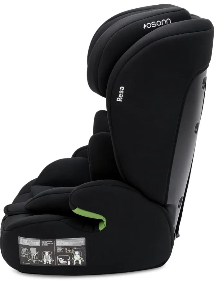 Kindersitz "Resa" in Black - von 76-150 cm ohne Isofix
