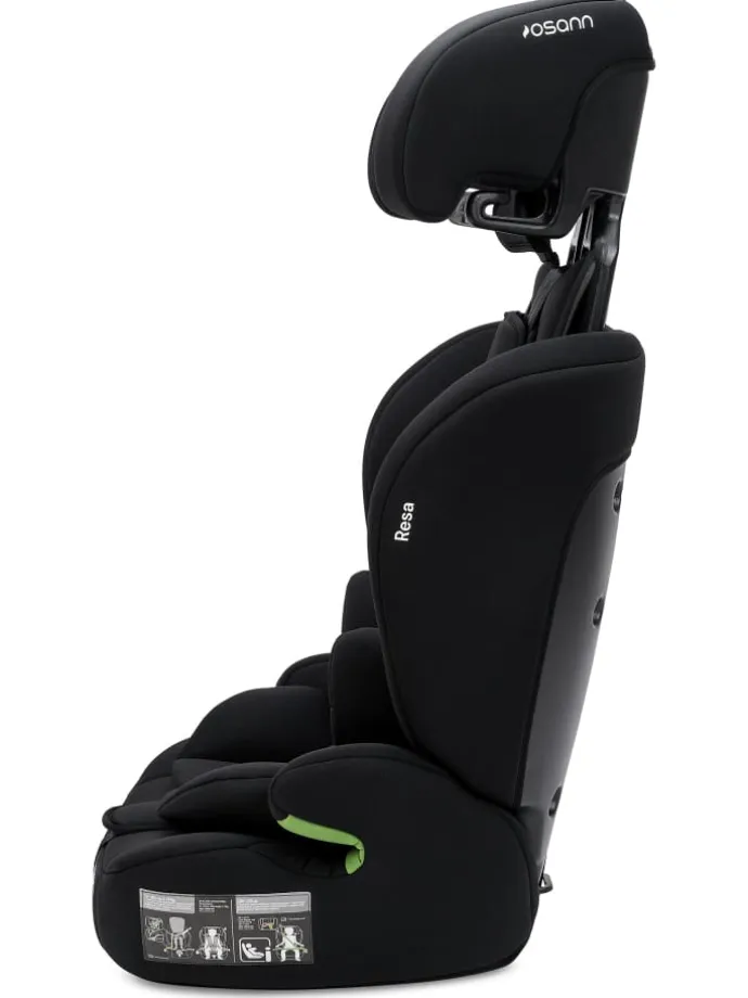 Kindersitz "Resa" in Black - von 76-150 cm ohne Isofix