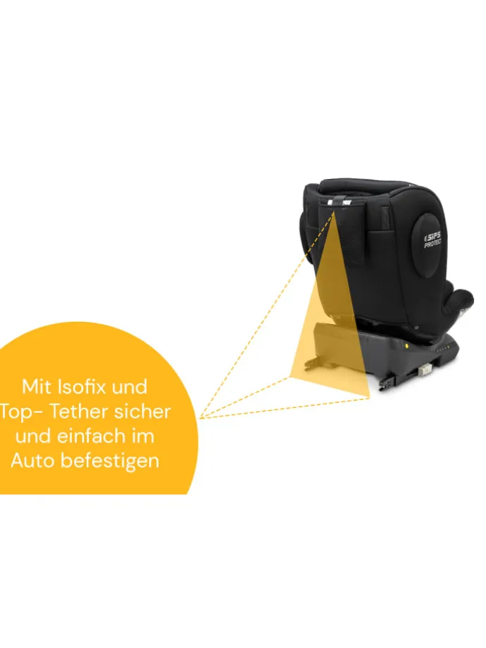 Kindersitz "Swift360 S" in All Blac - 76 bis 150 cm