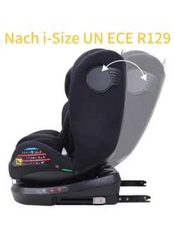 Kindersitzerhöhung Auto, ISOFIX, 100-150cm, ECE R44/04
