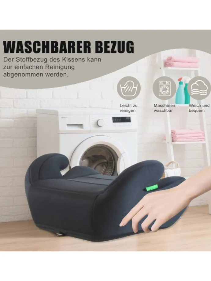 Kindersitzerhöhung ECE R129/03 – Sitzerhöhung für Kinder von 125–150 cm