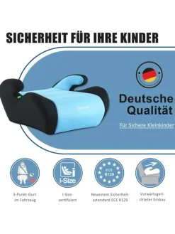 Kindersitzerhöhung ECE R129/03 – Sitzerhöhung für Kinder von 125–150 cm